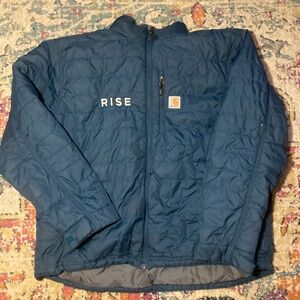 Carhartt Navy Quilted Jacket